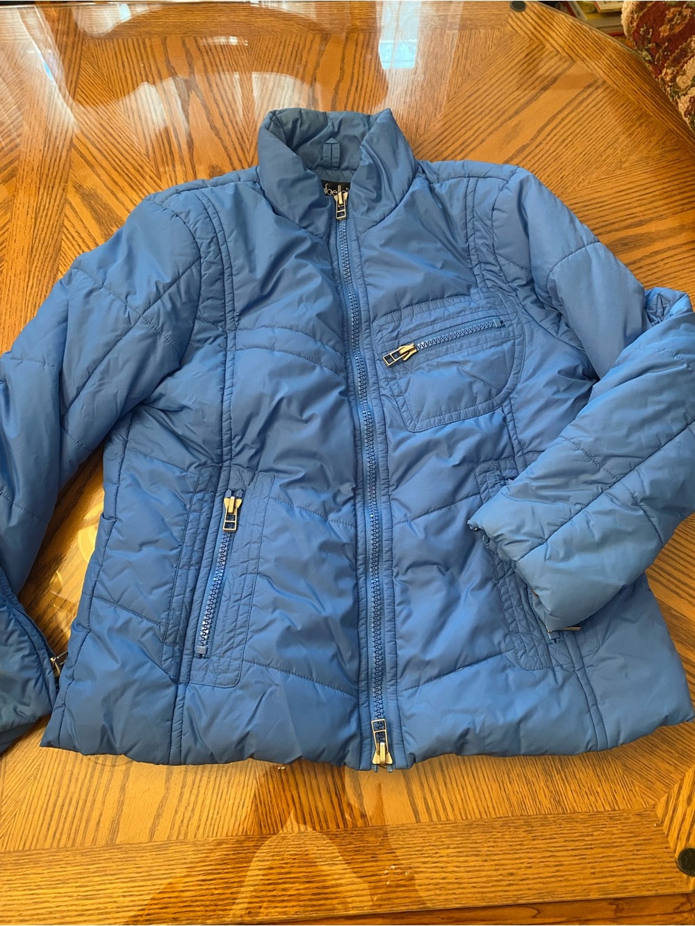 Rafaella Blue Quilted Lightweight Puffer Jacket - Picture 4 of 5